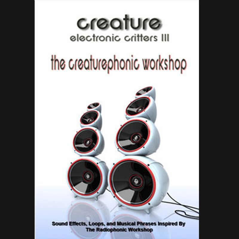 Electronic Critters : Creaturephonic Workshop, Industrial Drum Hits, Industrial Beats, Industrial Loops, EBM Drum Loops, Sound Effects, Download Sound Effects, Royalty Free Sounds