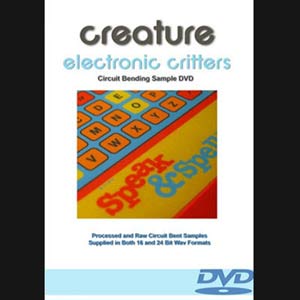 Electronic Critters by Haunted House Records is a sample library feature sound effects recorded from circuit bent toys such as the speak and spell and furby.