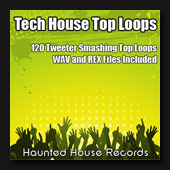 Loops library featuring kick free loops aimed at tech house and electro house.